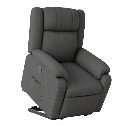 Brokky Poltrona Relax Elettrica Alzapersona Grigio Scuro
